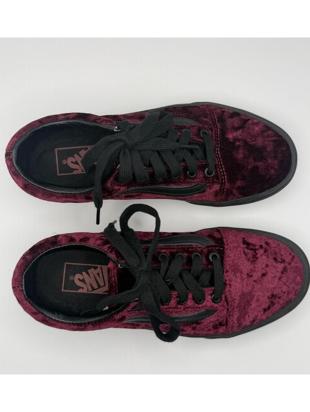 Vans Old Skool Velvet Platform Shoe - Mens 5.5/Womens 7